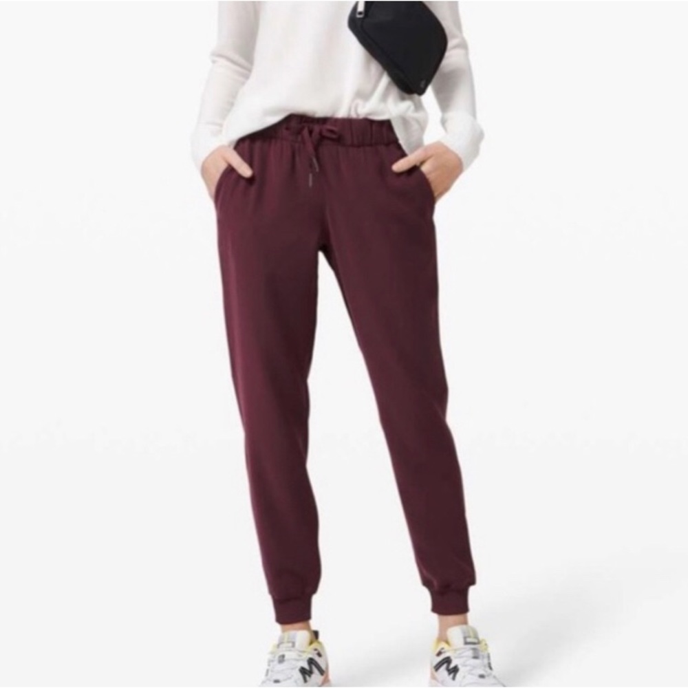 lululemon athletica Women's Burgundy Track Joggers